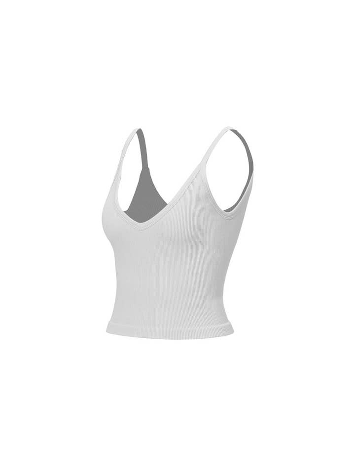 Vitality - Wholesale Tank Top - Women's - Vitality Synergy® V Tank - Snow1