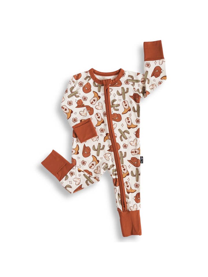 millie + roo - Wholesale Jumpsuit - Baby - ZIP ROMPER - Howdy