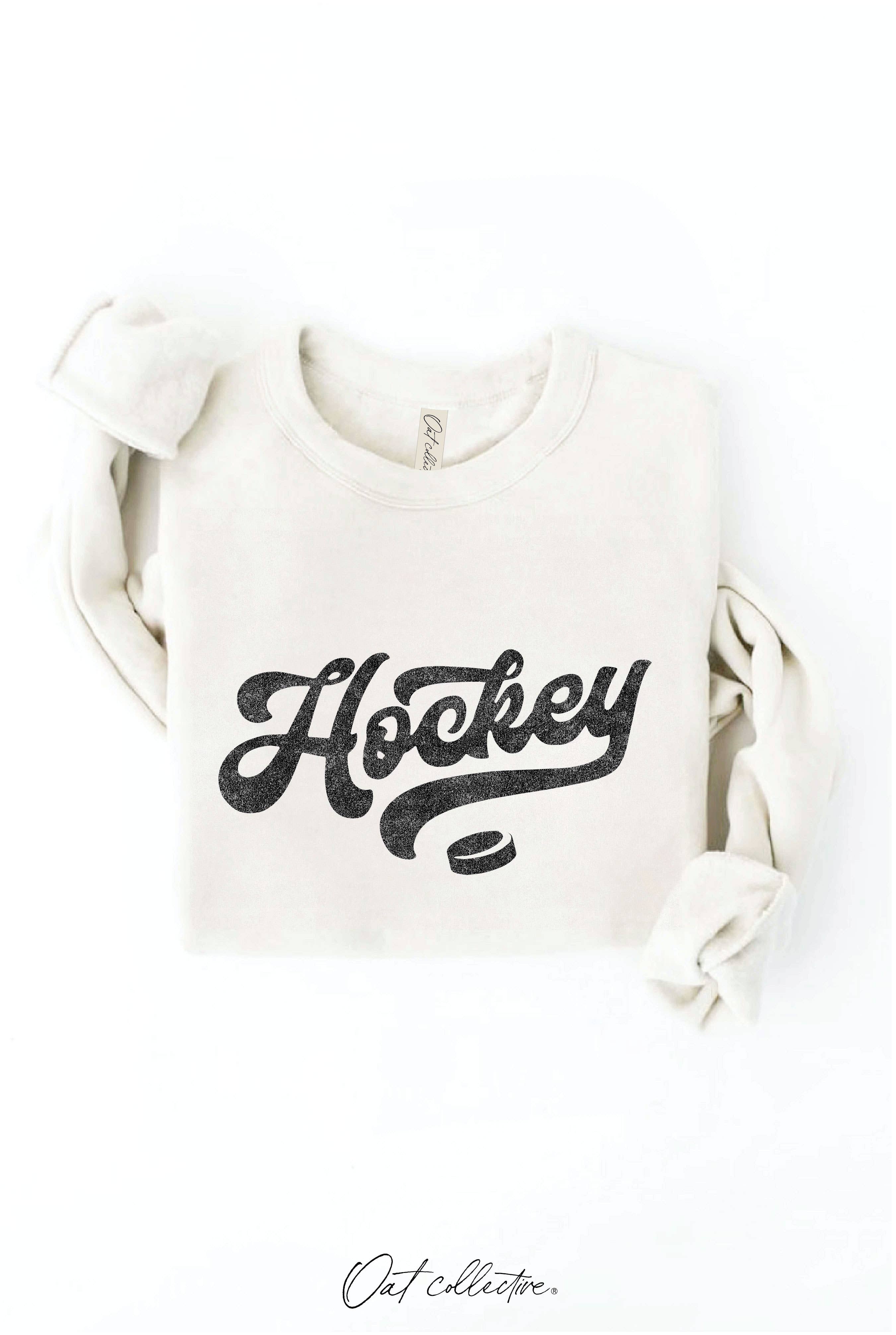 OAT COLLECTIVE - Vente Sweat-shirt à imprimés – femme - Chandail à motif HOCKEY16