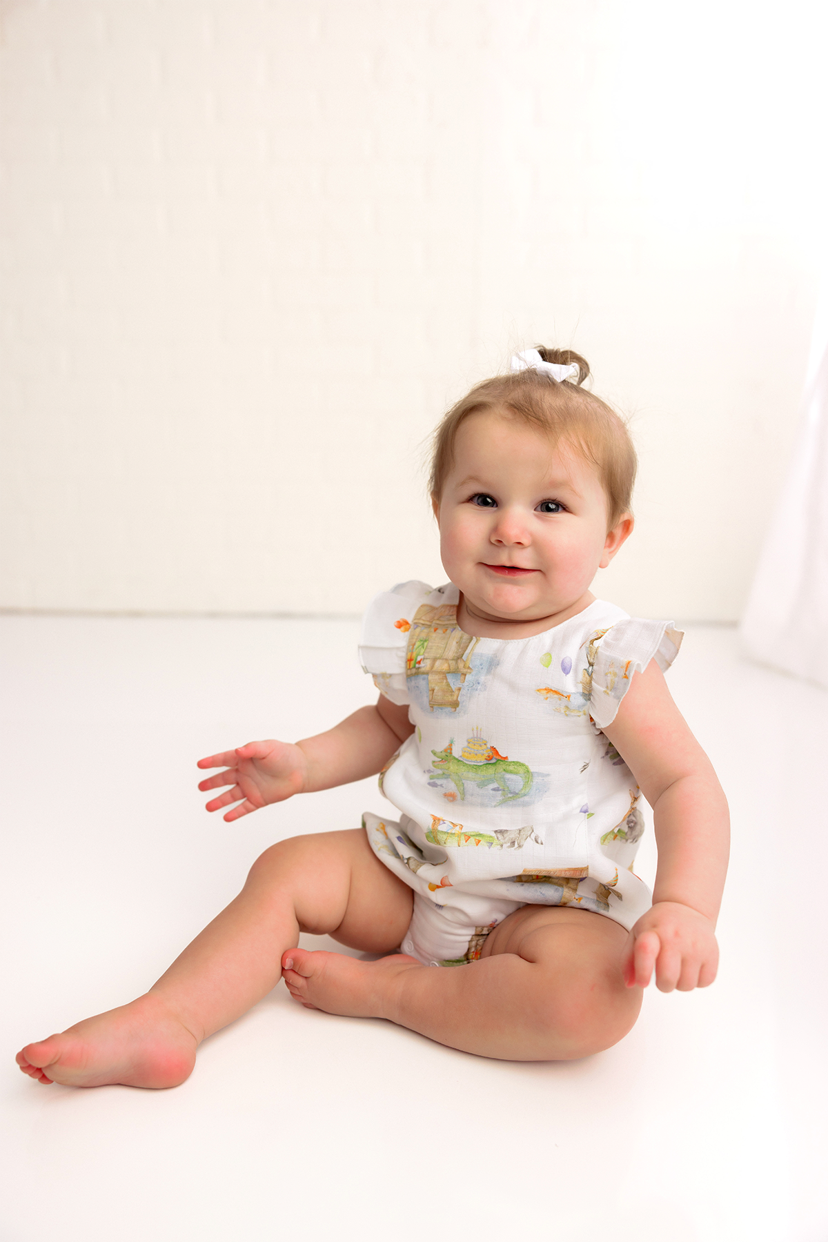 Nola Tawk - Wholesale Bodysuit (Non-Footed) - Baby - Bayou Birthday Organic Muslin Bubble Romper1