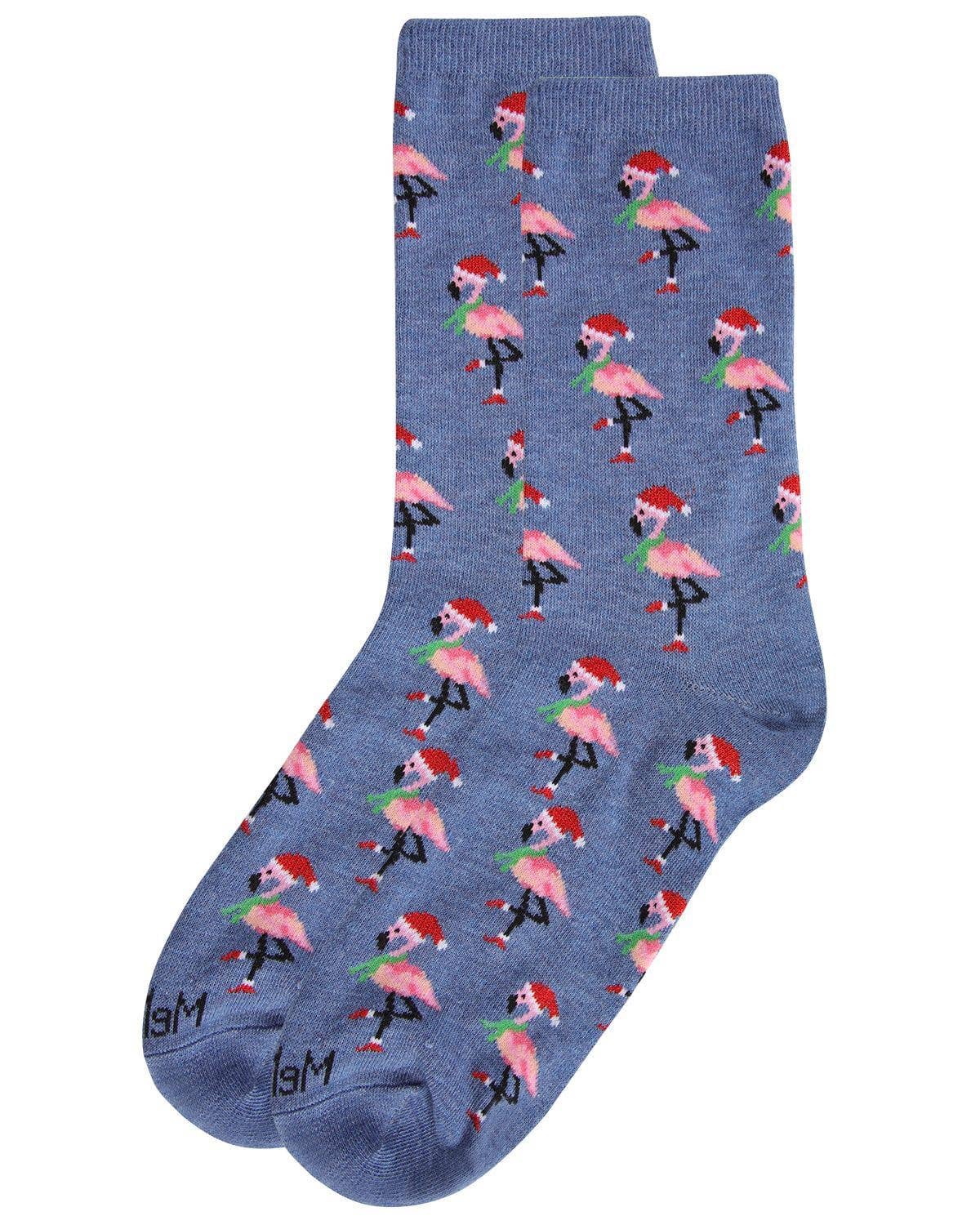 Infinity Classics International Inc. – wholesale Strumpor - Dam – MeMOi Flamingos Holiday besättningen strumpor2