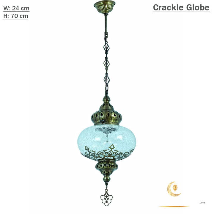 Mosaic Lamps – Engroshandel Lysekrone/pendellampe – X Stor knitrende, klart glas pendel, osmannisk, marokkansk loftbelysning, tyrkiske hængende lys2