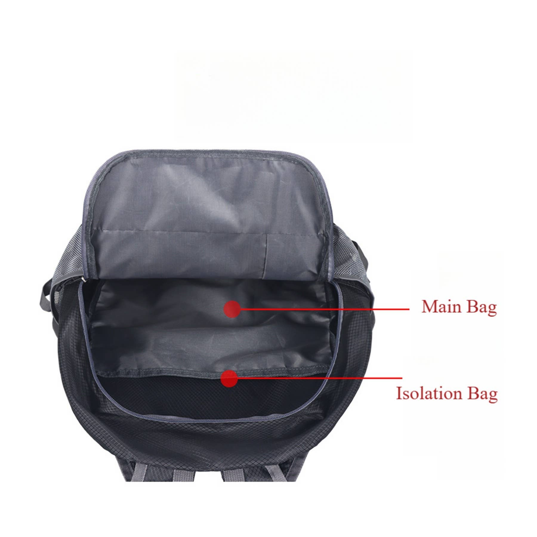 wandf – Mochila - Unissexo por atacado – Mochila Dobrável Leve - Saco de Viagem em Nylon Impermeável8