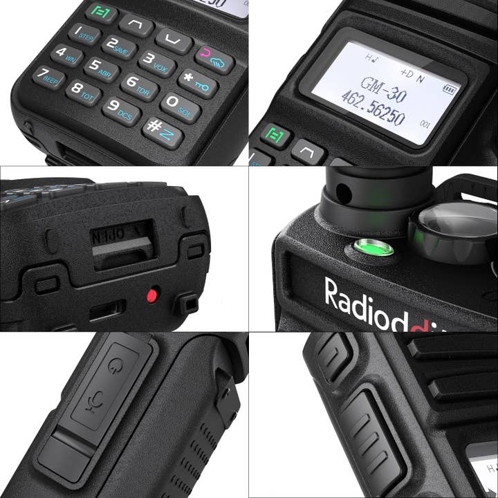 Radioddity - Wholesale Small/Handheld Appliance - Radioddity GM-30 GMRS Radio | 5W | VHF & UHF Scanner | NOAA | USB-C | SYNC