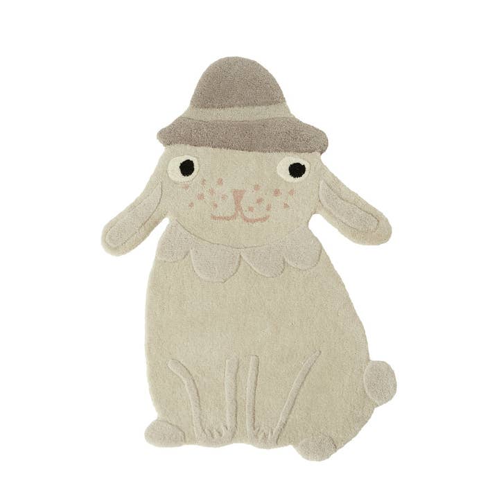 Hopsi Rabbit Rug for wholesale by OYOY LIVING DESIGN