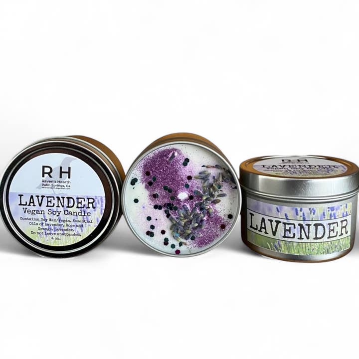 Lavender Soy Candle | Cleansing | Gender Neutral Gift for wholesale by Raven’s Hearth