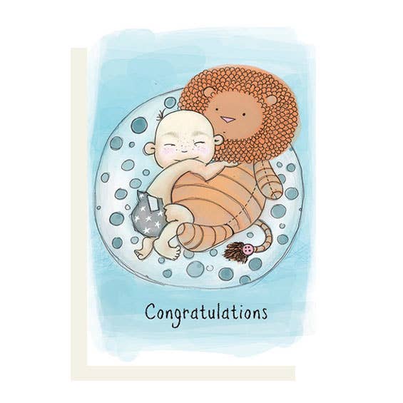 Congratulations Greeting Card: 5 by 7, envelopes (Copy) for wholesale by Scribble Scrabble