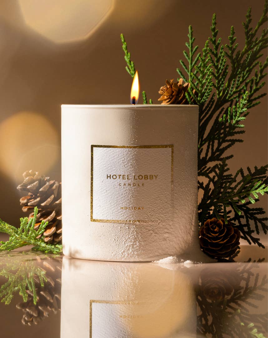 Hotel Lobby Candle - Wholesale Jar/Filled Candle - Holiday - Holiday Scented Candle - 9.75 oz Soy Candle