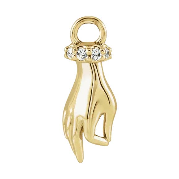 Buddha’s Hand – 14K & 18K Gold Charm for wholesale by Piercing-zone