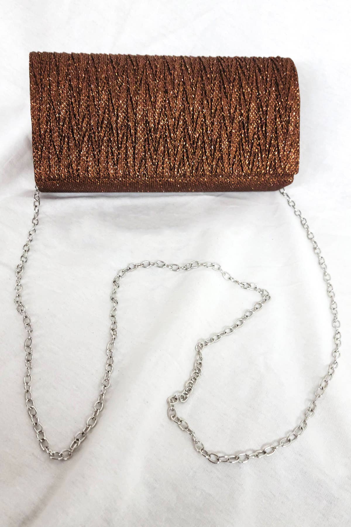 Chicas - Wholesale Clutch Bag - Women's - Sparkling evening bag with adjustable chain FB72680