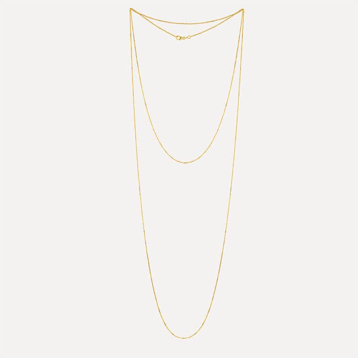 Extra Long Basic Chain Necklace for wholesale by Kelly Bello Design