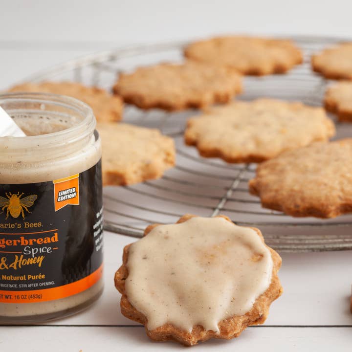 ÉDITION LIMITÉE : Miel Crémeux au Pain d'Épices pour la vente par Marie's Bees
