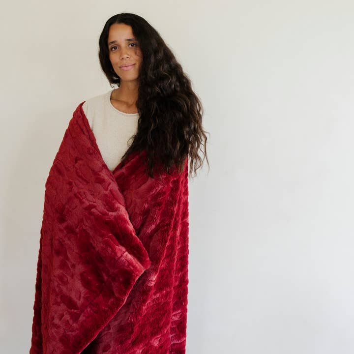 Saranoni - Wholesale Throw Blanket - PATTERNED FAUX FUR XL THROW BLANKETS73