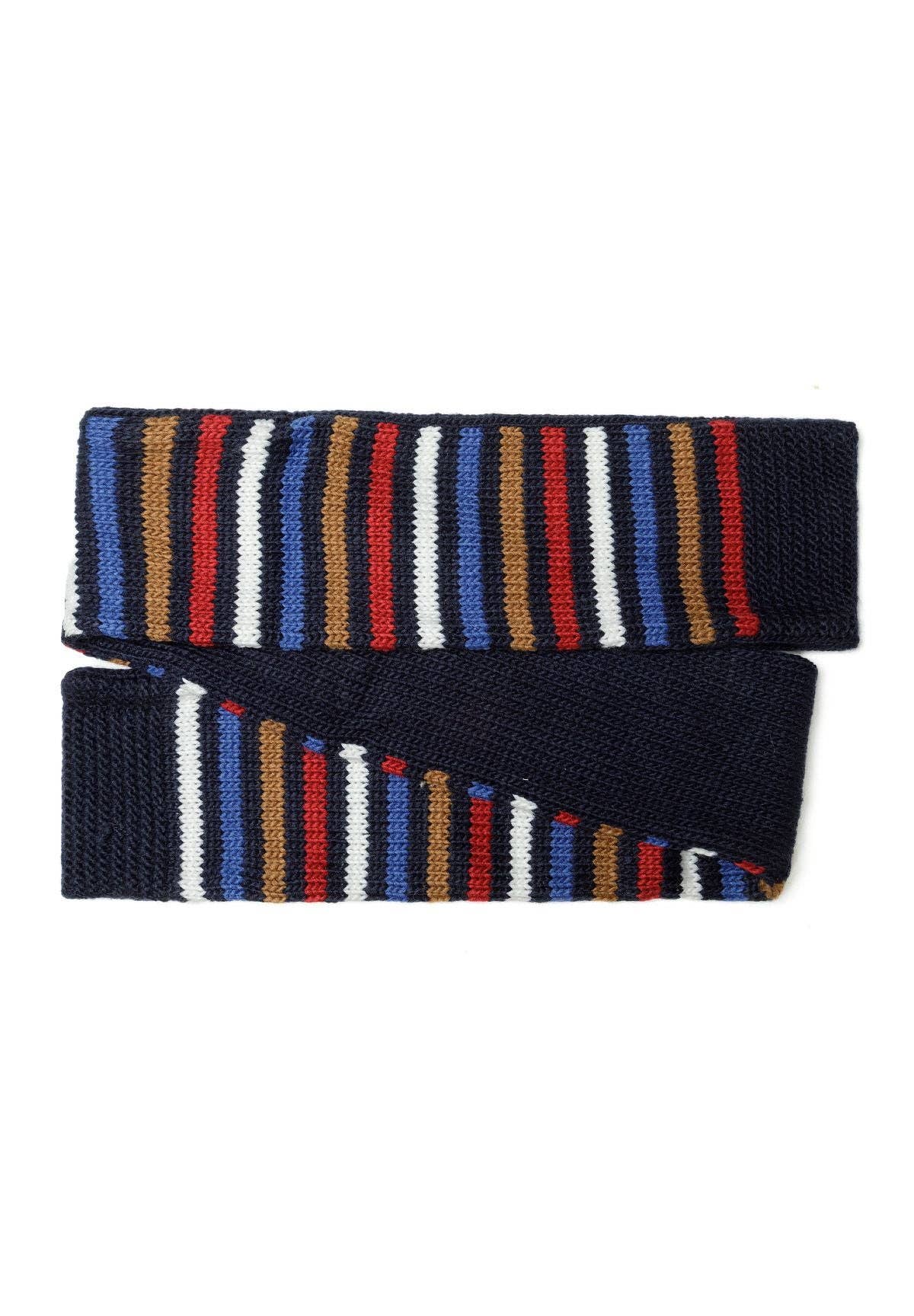 Minoti sp. z o.o. - Wholesale Kids Hat - Kids - Boys knitted hat and scarf set jacquard wording navy 6m-8y5