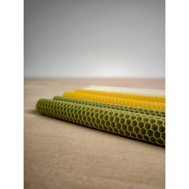 korys - Wholesale Tapered Candle/Candlestick - Honeycomb rolled beeswax taper candles