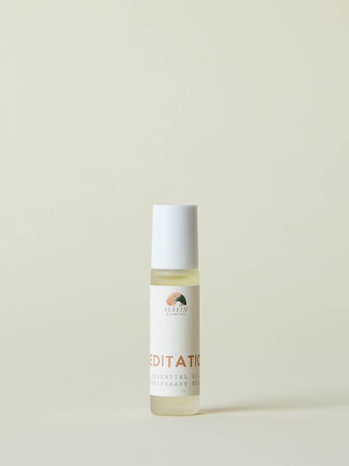 Meditation Aromatherapy Essential Oil Roller for wholesale by Serein Botanicals