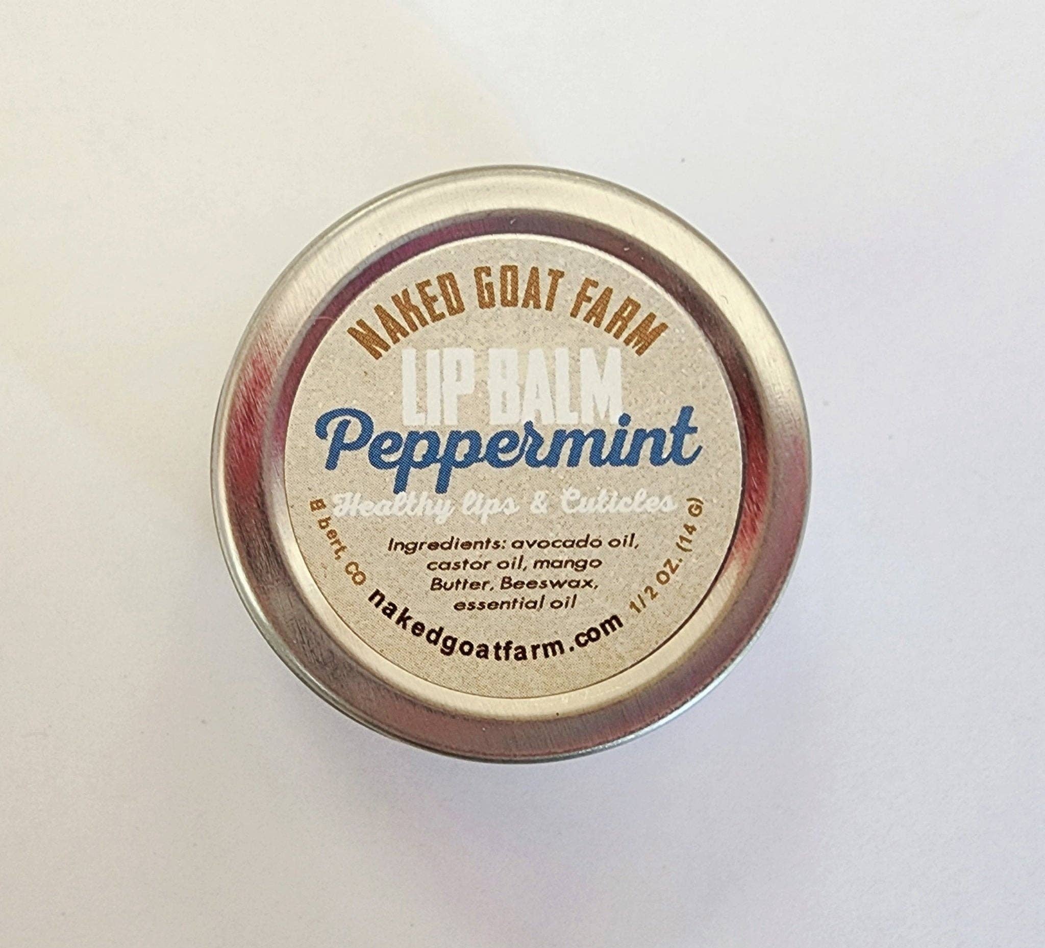 Naked Goat Farm Ltd. - Wholesale Lip Balm - Lip Balm 1/2 oz Screw Top Metal Tin5