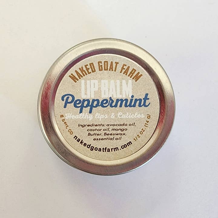 Naked Goat Farm Ltd. - Wholesale Lip Balm - Lip Balm 1/2 oz Screw Top Metal Tin5