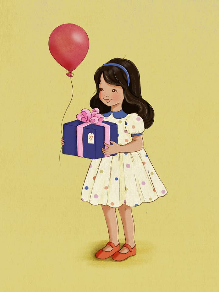 Verjaardagskaart meisje voor wholesale door Belle & Boo Ltd