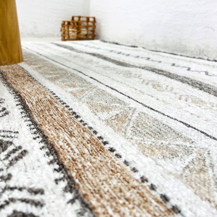 Alfa Rich Inc - Wholesale Area Rug - Eclectic Gray Beige Washable Area Rugs5