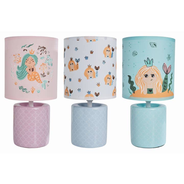 CP INTERNATIONAL - Wholesale Accent/Desk Lamp - Round Base Mermaid Lamp