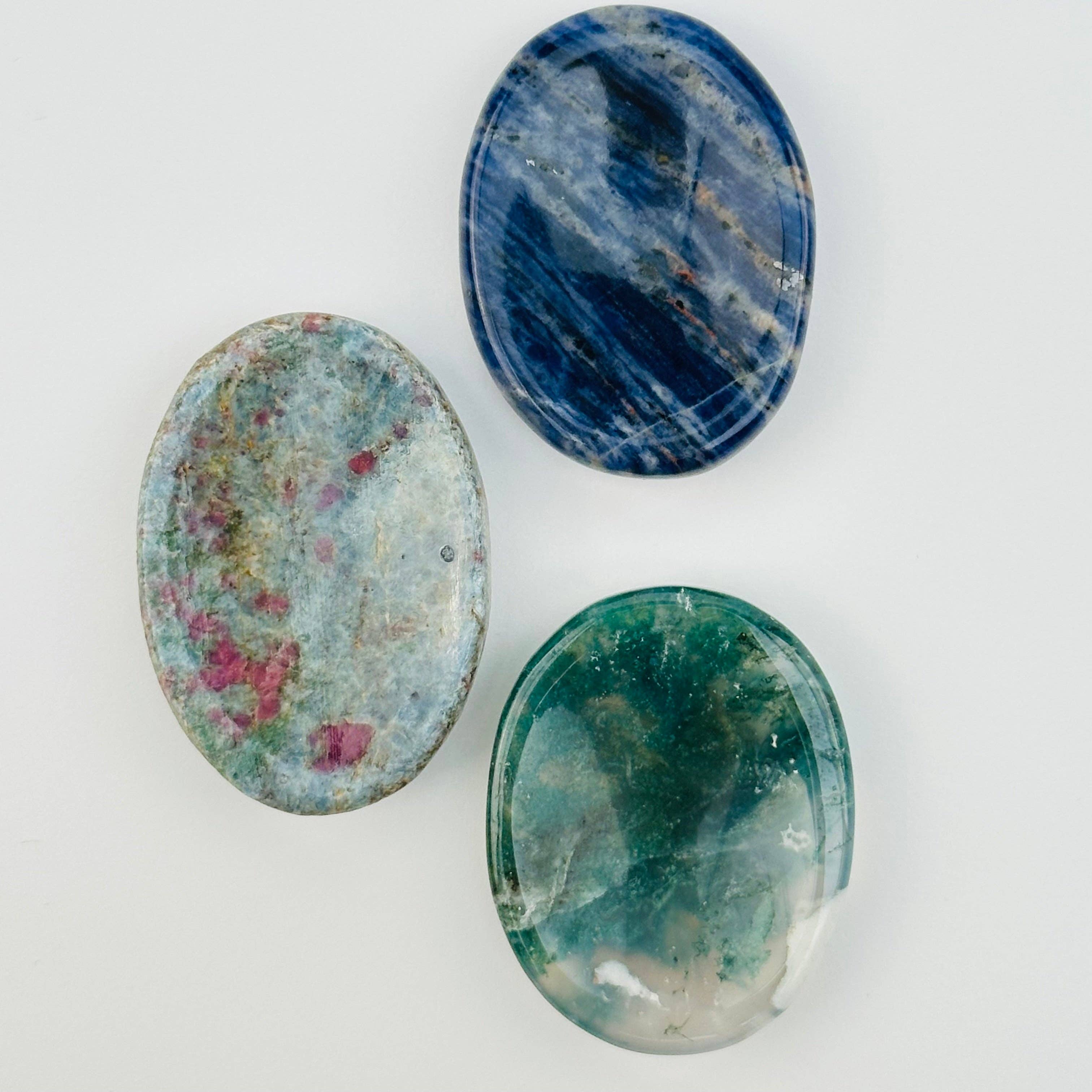 Rock Paradise - Wholesale Spiritual Stone/Crystal - Gemstone Worry Stone - Finger Massage Stone Crystal Palm Stones2