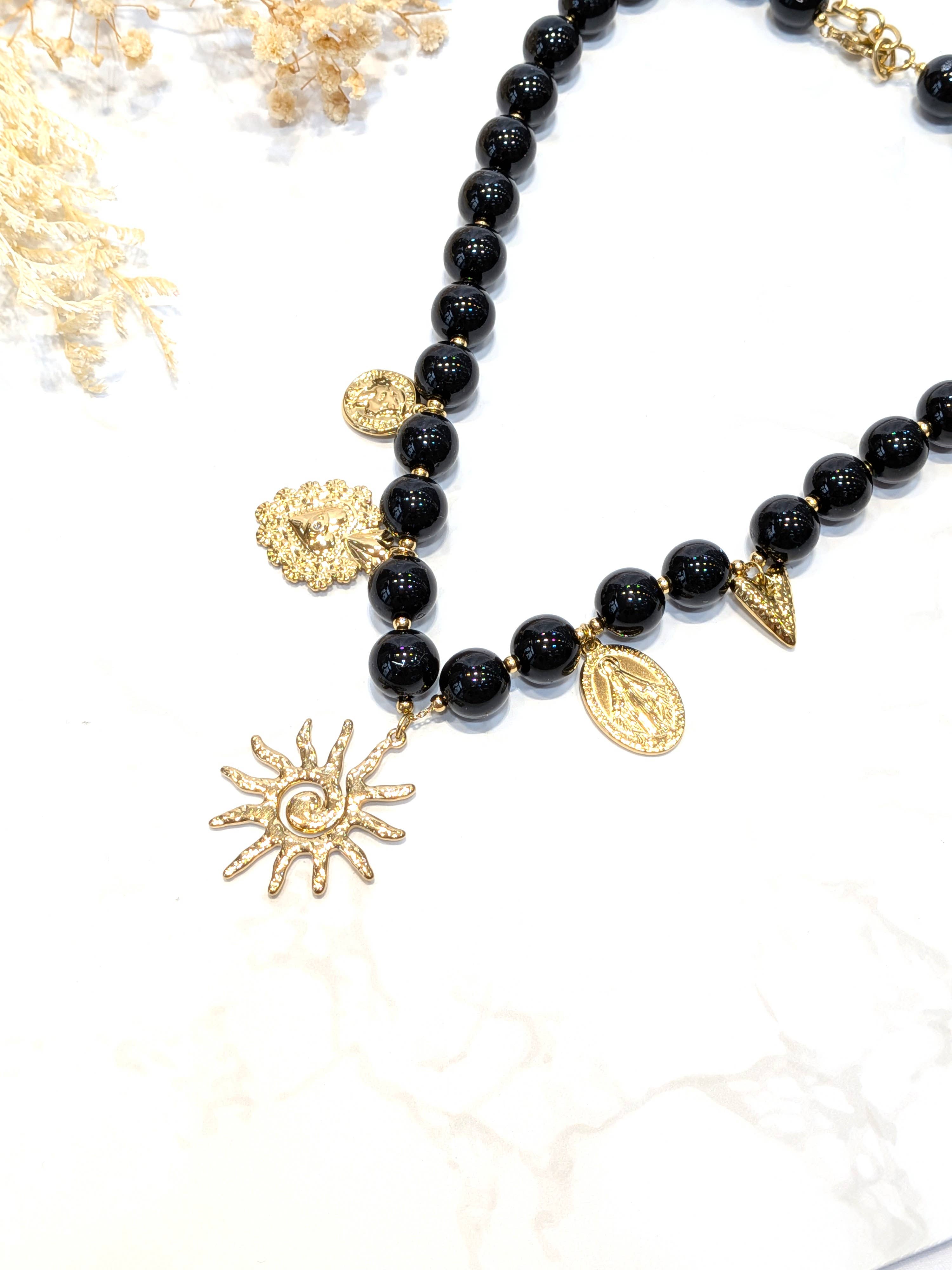 LOLO & YAYA – Großhandel Kette mit Anhänger/Charm – Sonilies Halskette aus Edelstahl3