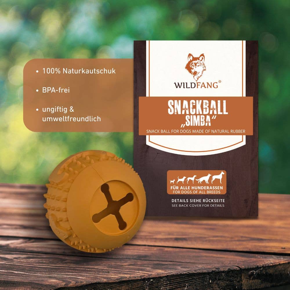 WILDFANG - Wholesale Pet Chew Toy - Dog - Snack Ball "Simba"3