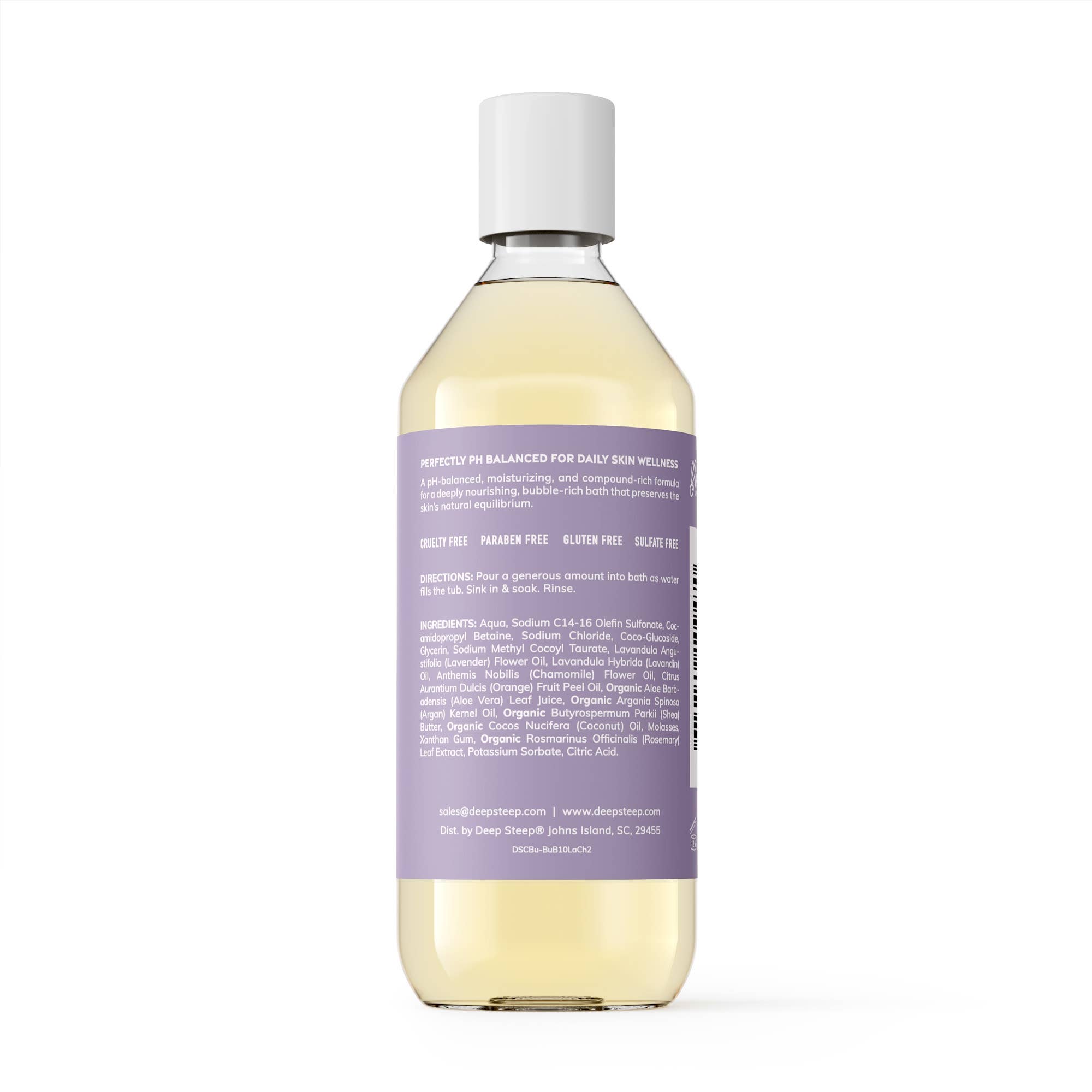 Deep Steep Clean Beauty - Wholesale Bubble Bath - Bubble Bath - Lavender Chamomile 10oz1