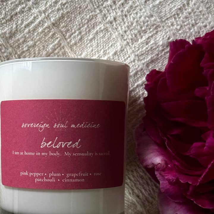 Beloved - Sovereign Soul Medicine Scented Soy Blend Candle for wholesale by Sovereign Soul Medicine