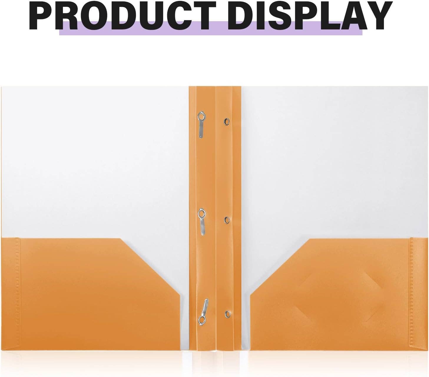 Crover - Wholesale Folders - Plastic Folder with 2 Pockets & 3 Prongs6