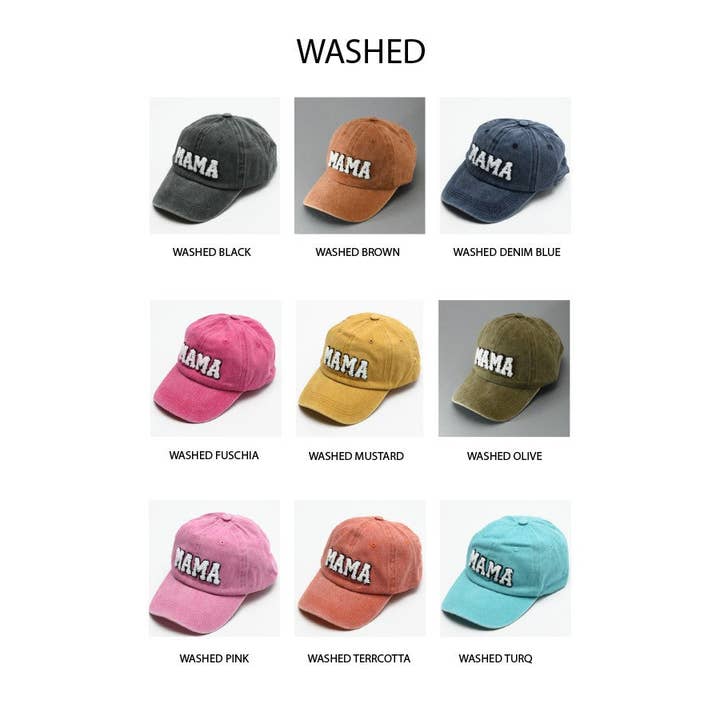 JOSSLYN by wall to wall - Wholesale Baseball Cap - Women's - WASHED SHERPA MAMA BASEBALL CAP 40HW701
