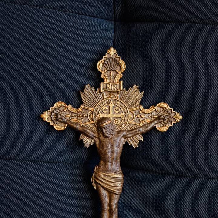Handcrafted wooden wall cross elegant Jesus crucifix and other Purchase Wholesale wall crucifix. Free Returns & Net 60 Terms on Faire trending on Faire.