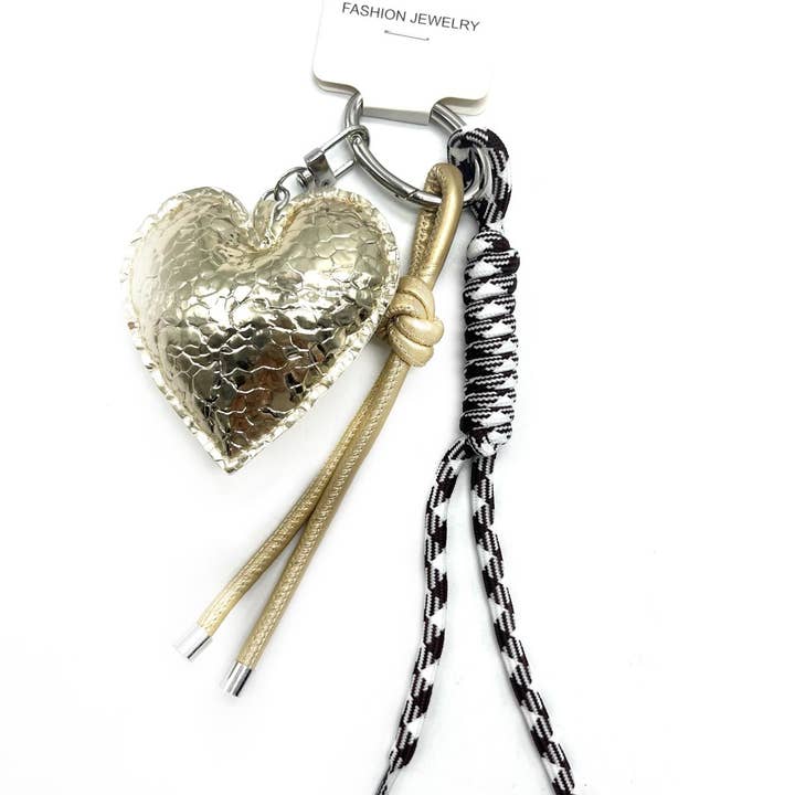 LINETA - Wholesale Keychain - Women's - PTC-4 Trendy keychain heart pattern4