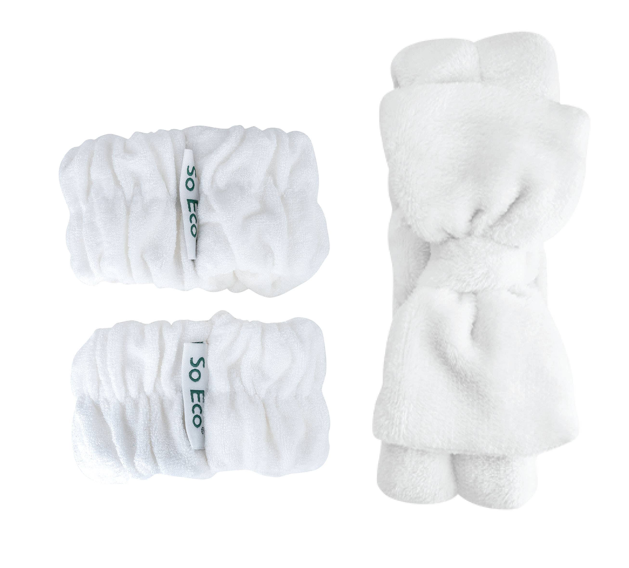 Soinvogue - Wholesale Spa Headband - So Eco Makeup Headband & Wrist Wash Band Set1