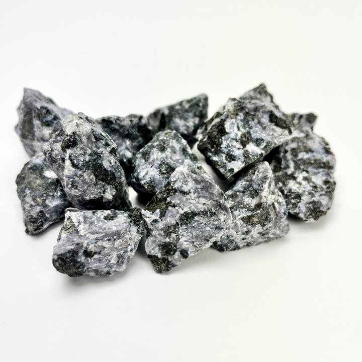 Pelham Grayson Rose - Wholesale Spiritual Stone/Crystal - Mystic Merlinite / Indigo Gabbro | Rough | 1 lb | Madagascar