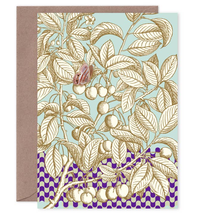 Pictrix Design - Wholesale Everyday Greeting Card - LAST 12: “Cherry” (warm palette) greeting card4