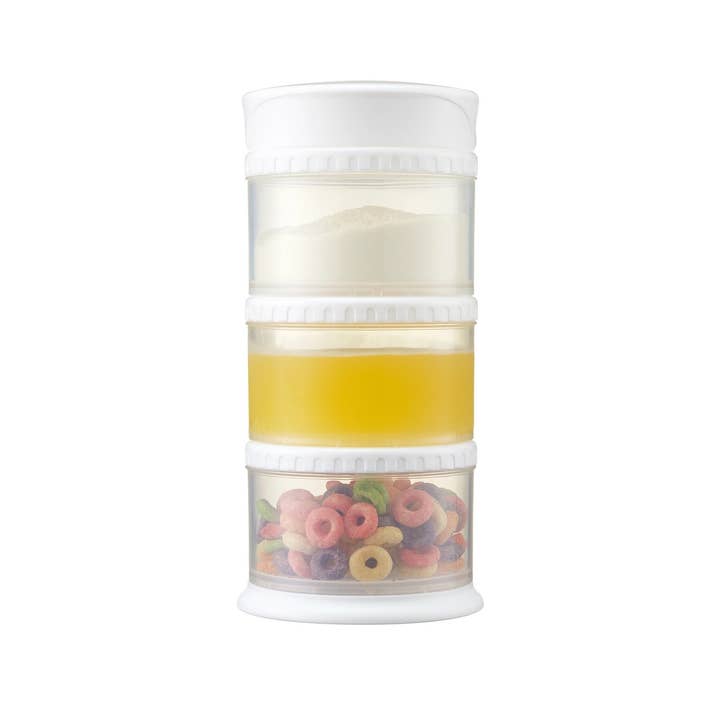 Innobaby on Faire - Wholesale Food Storage Container - Stackable Baby Formula & Snack Storage Dispenser 3Tier Tower