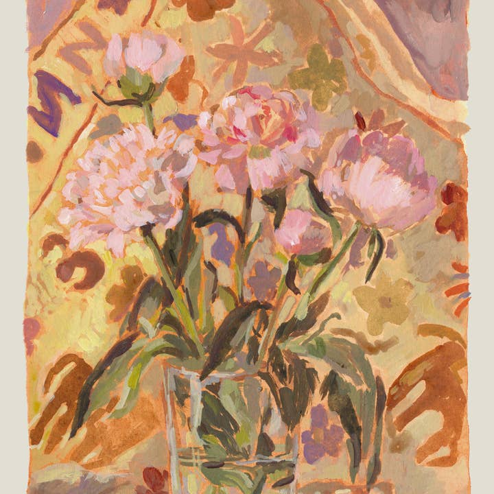 Fine Artist Lieke Koster - Wholesale Art Print - Greeting card - Peonies