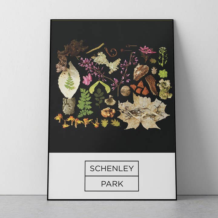 Schenley Park Poster for wholesale by Virginia Christman Art