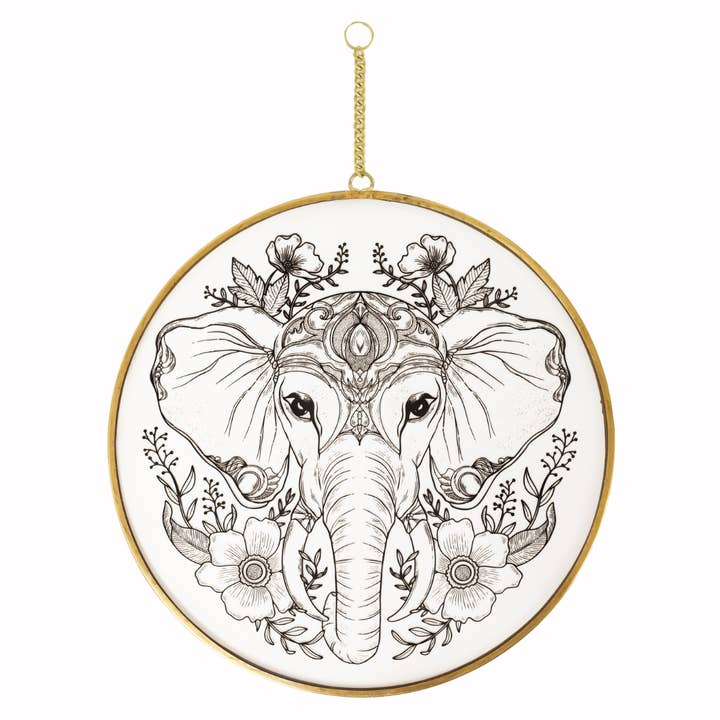 Baubels - Wholesale Wall Accent - Personalized kiko frame Elephant4