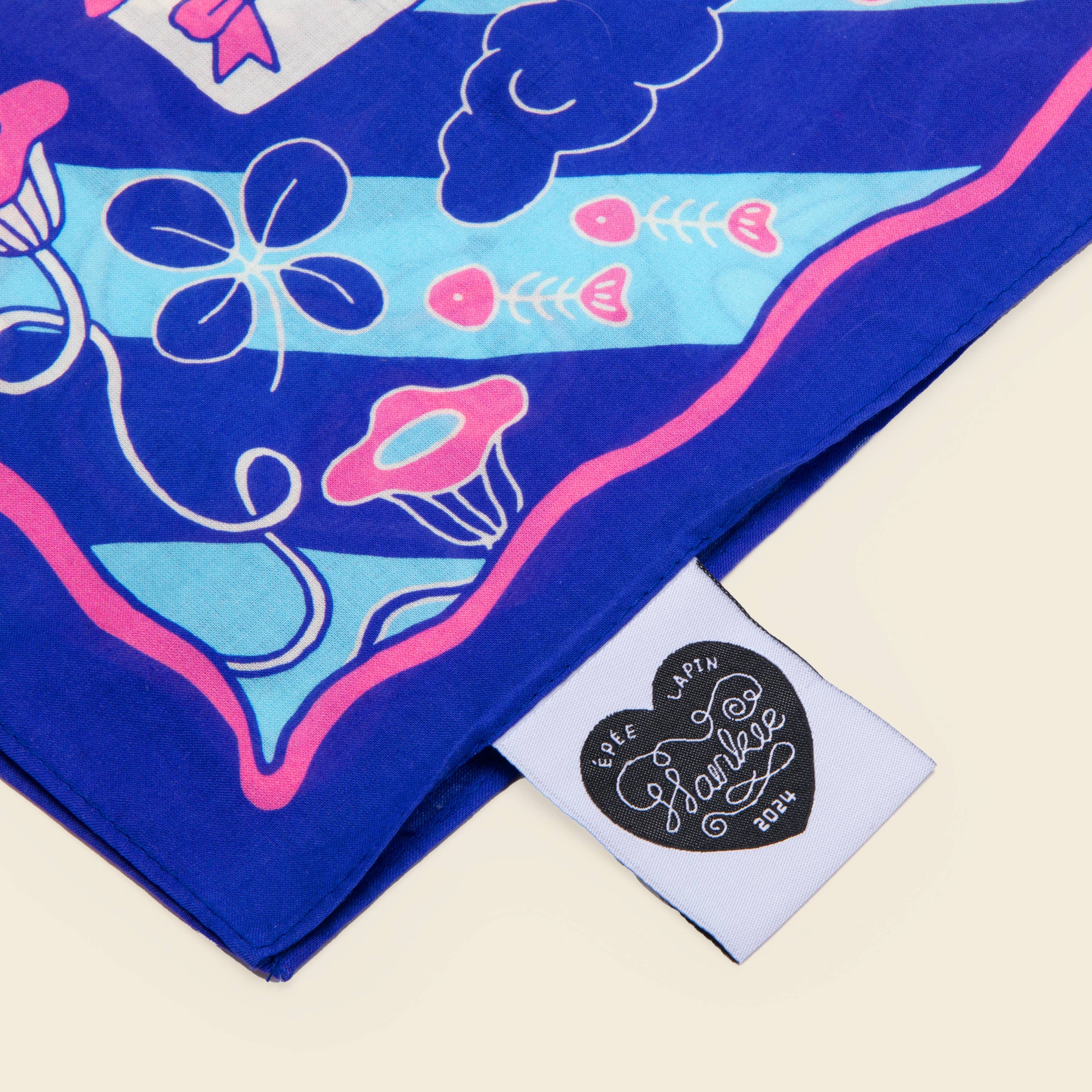 Épée Lapin Studio - Wholesale Handkerchief - Women's - The World of Épée Lapin Hankie2