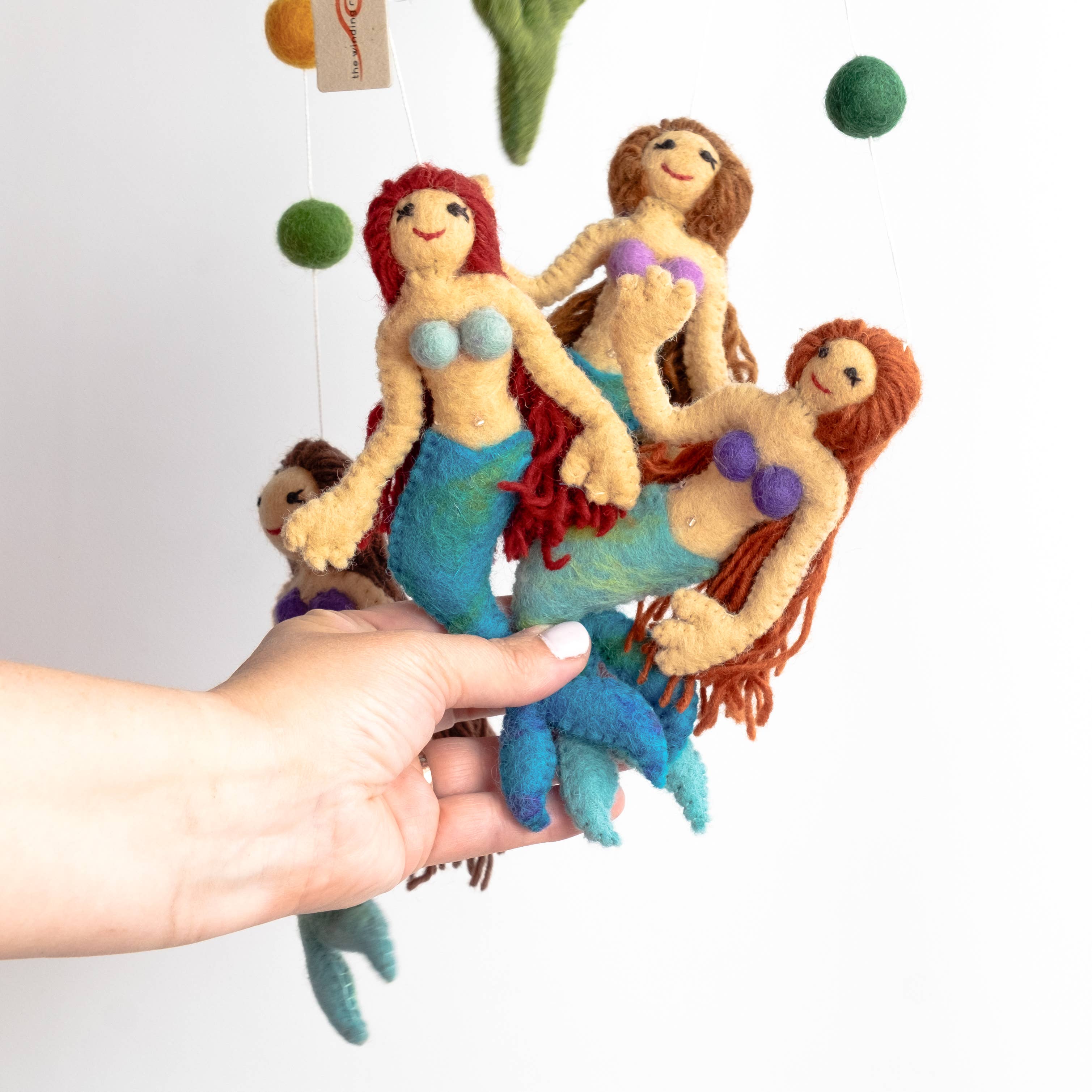 The Winding Road – Großhandel Baby-Mobile – Baby-Mobile - Meerjungfrau Unter dem Meer - Kinderzimmerdekoration2