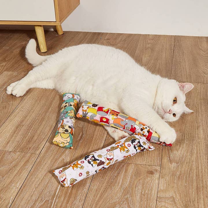 PAWPAWwholesale - Wholesale Pet Toy - Cat - Catnip Pillow Toy – Cat Kicker Chew & Scratch Toy_CWMM680110