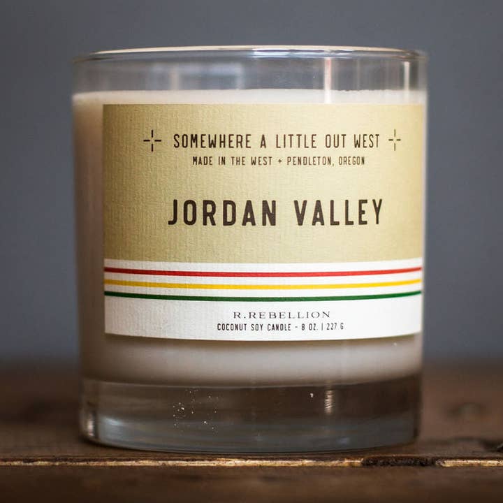 Bougie Jordan Valley 8 oz. pour la vente par R. Rebellion