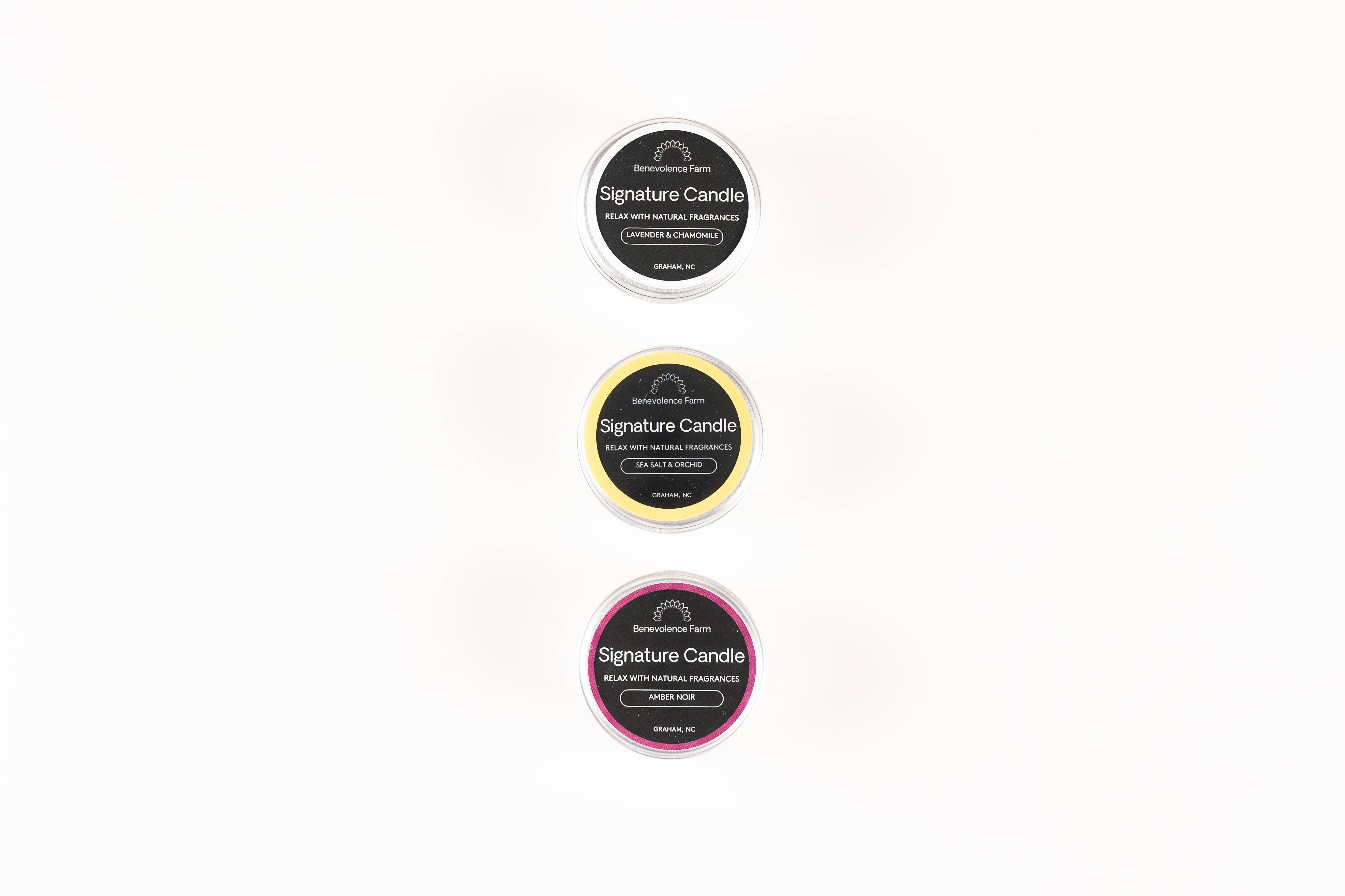 Benevolence Farm - Wholesale Travel Candles - Signature Candle Sample Box1