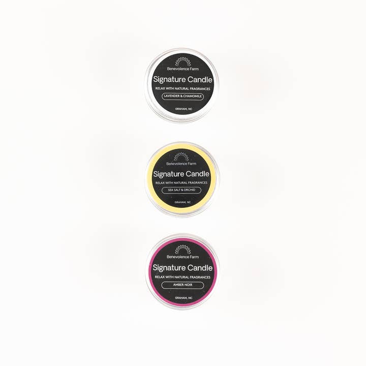 Benevolence Farm - Wholesale Travel Candles - Signature Candle Sample Box1