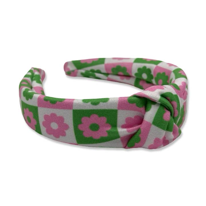 Diadema rígida Flor de Chicle para venta al por mayor de The Happy Headband Co