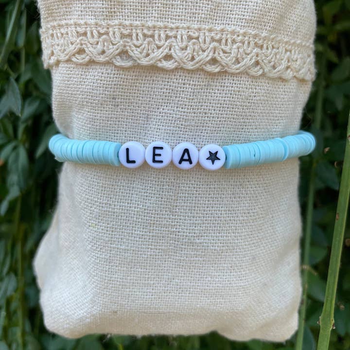 Tilpasningsbar Heishi-armbånd med pastelfarvede perler for engroshandel hos Boutique Bohème