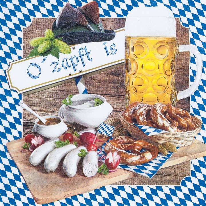 Home Fashion - Carl Dietrich GmbH - Wholesale Disposable Tableware Pack - Decoration Article Complete Package BAVARIAN with 70 Items3